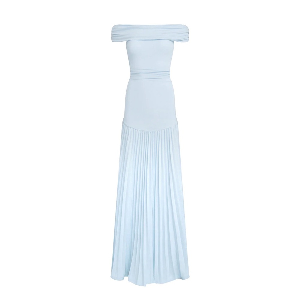 Lioness Light Blue Off-Shoulder Maxi Dress - Picture 6 of 7